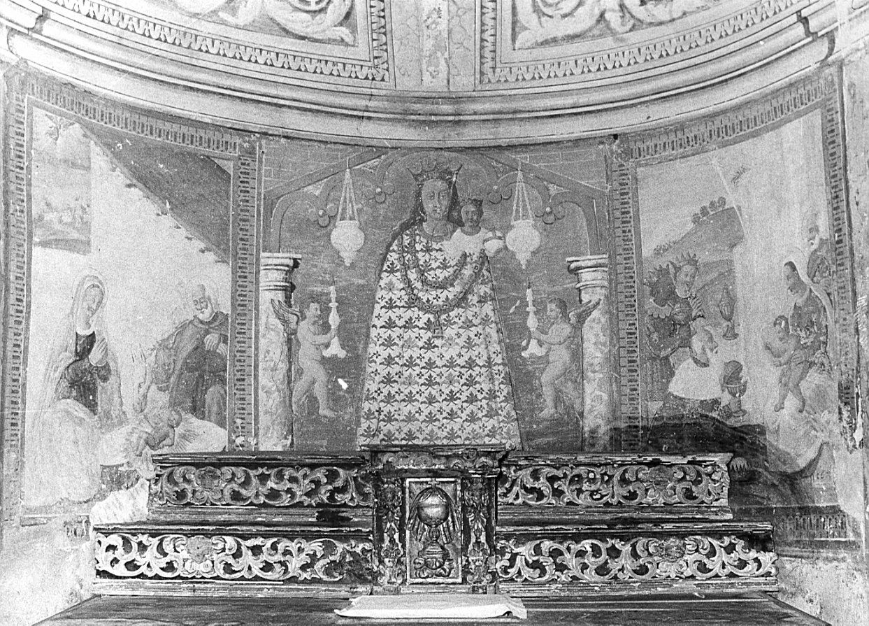 Madonna con Bambino e angeli; Natività; Adorazione dei Magi (dipinto, complesso decorativo) - ambito bergamasco (sec. XVII)