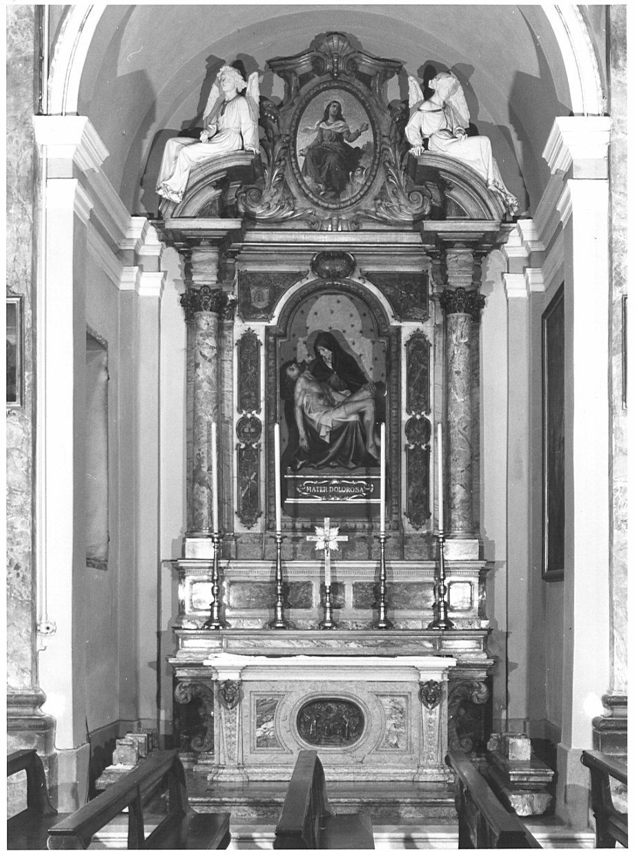 altare, complesso decorativo - bottega bergamasca (sec. XIX)