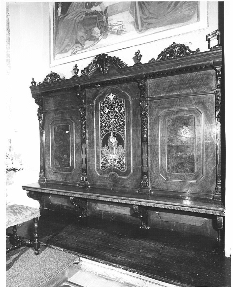 panca, opera isolata - bottega bergamasca (fine, fine sec. XVII, sec. XIX)