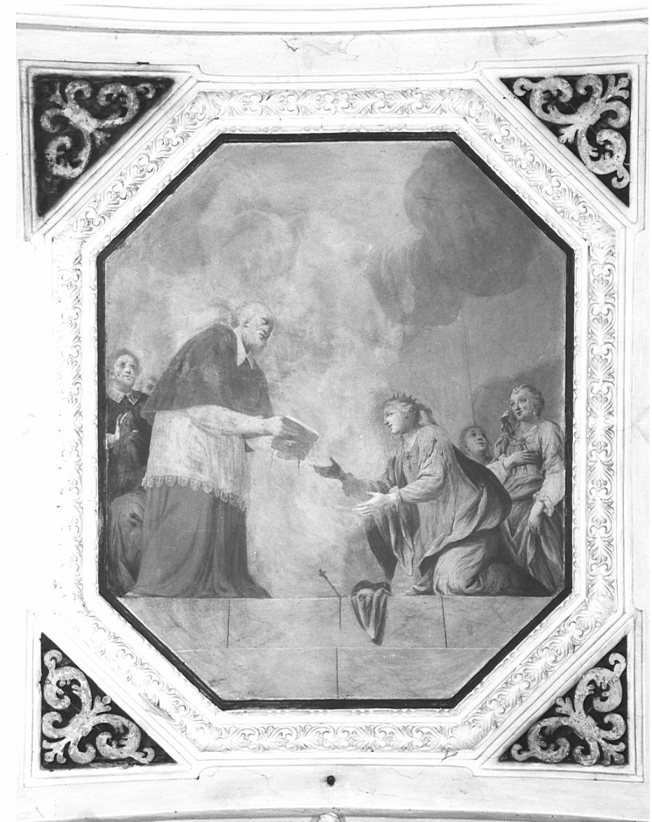 Scene della vita di Sant'Ambrogio (dipinto, pendant) - ambito bergamasco (fine/inizio secc. XIX/ XX)