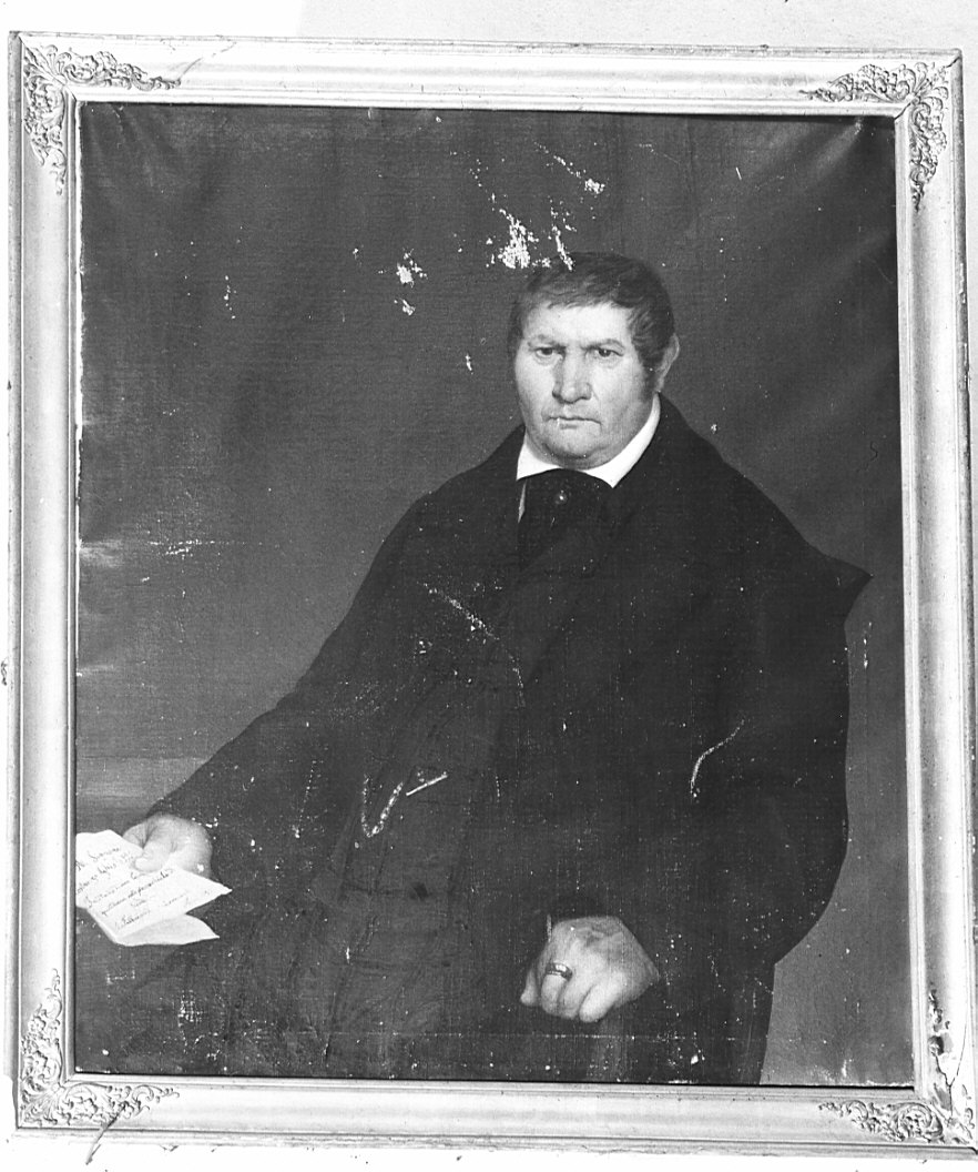 ritratto di Costanzo Ghislotti (dipinto, opera isolata) - ambito bergamasco (seconda metà sec. XIX)