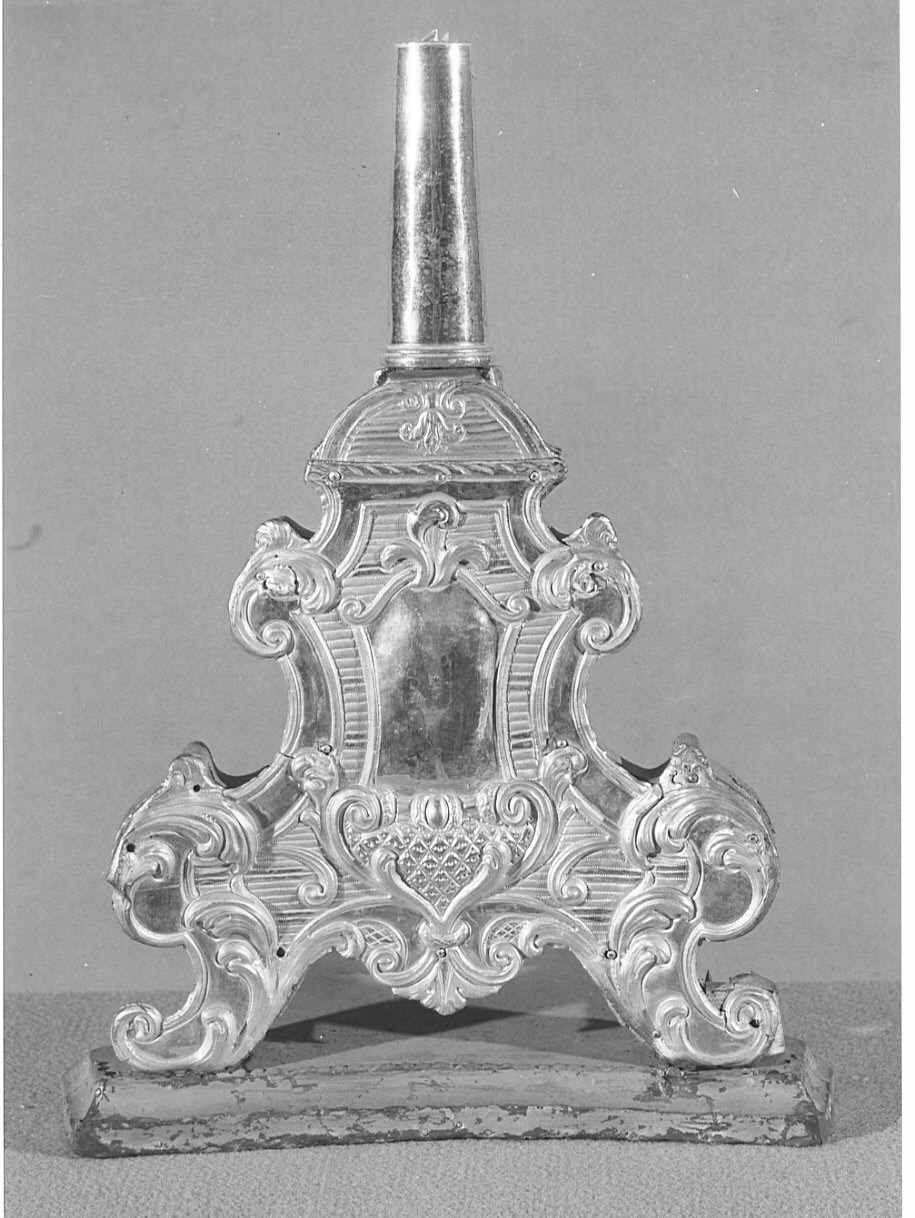base per croce, opera isolata - bottega bergamasca (sec. XVIII)