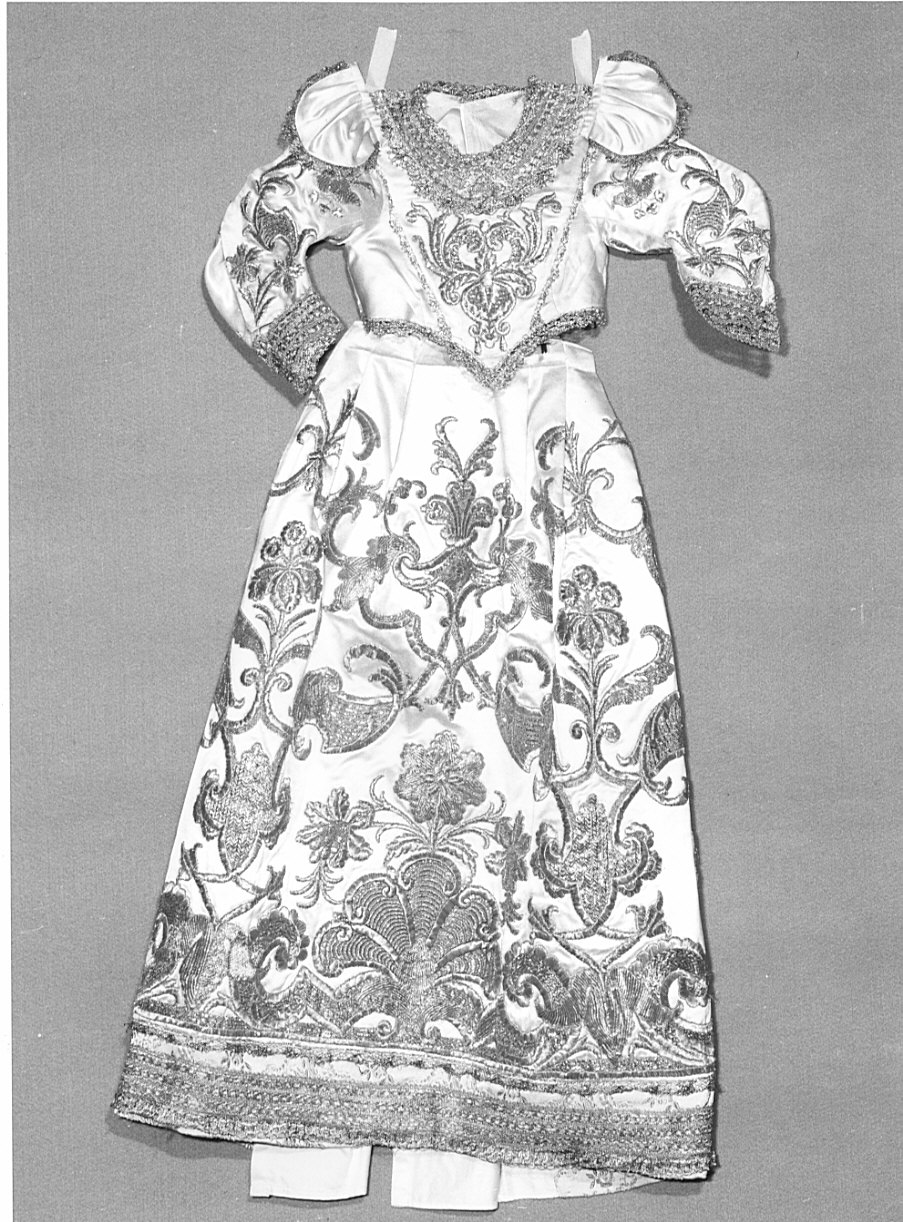 veste da statua, opera isolata - manifattura lombarda (sec. XVIII)