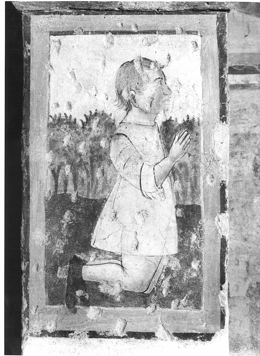 bambino orante (dipinto, opera isolata) - ambito lombardo (fine/inizio secc. XV/ XVI)