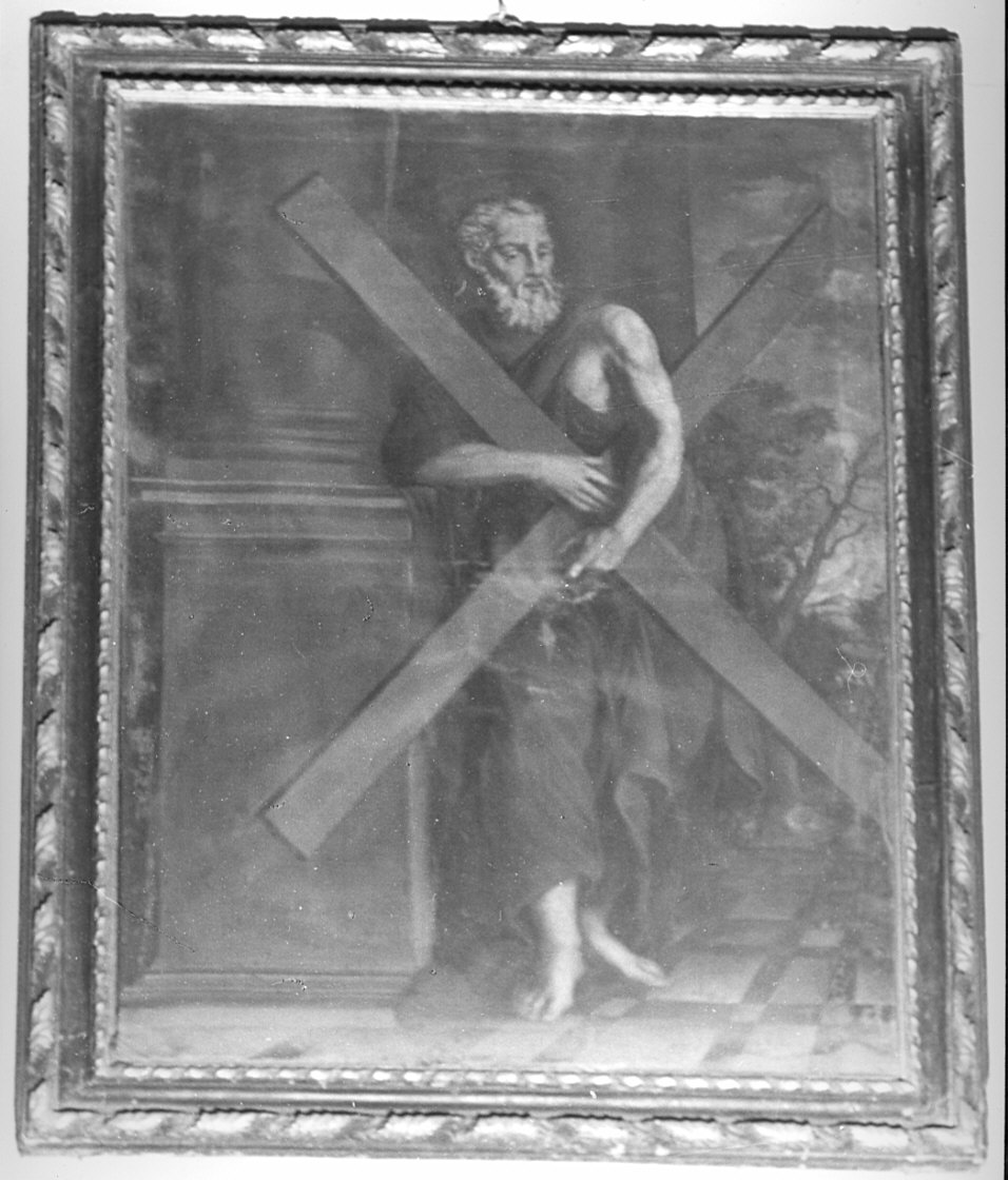 Sant'Andrea (dipinto, pendant) - ambito lombardo (sec. XVII)