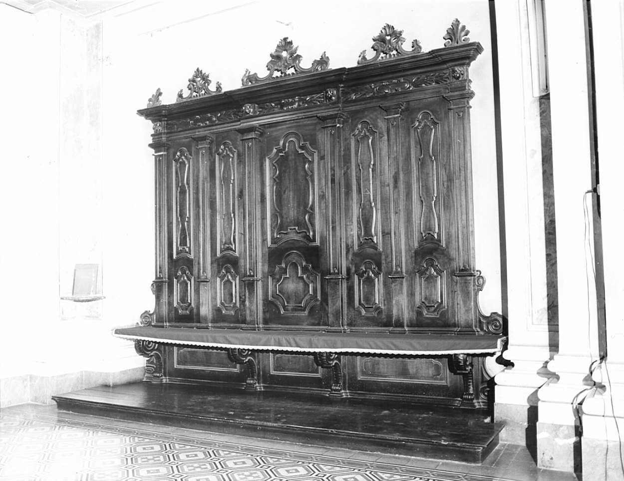 bancale, opera isolata - bottega lombarda (sec. XX)