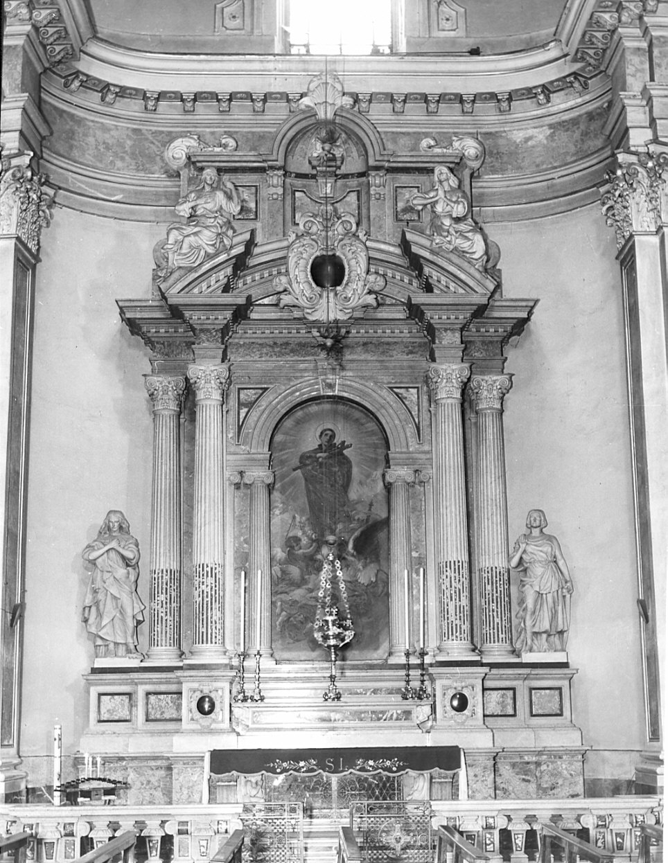 altare, complesso decorativo di Fornoni Dante (sec. XX)
