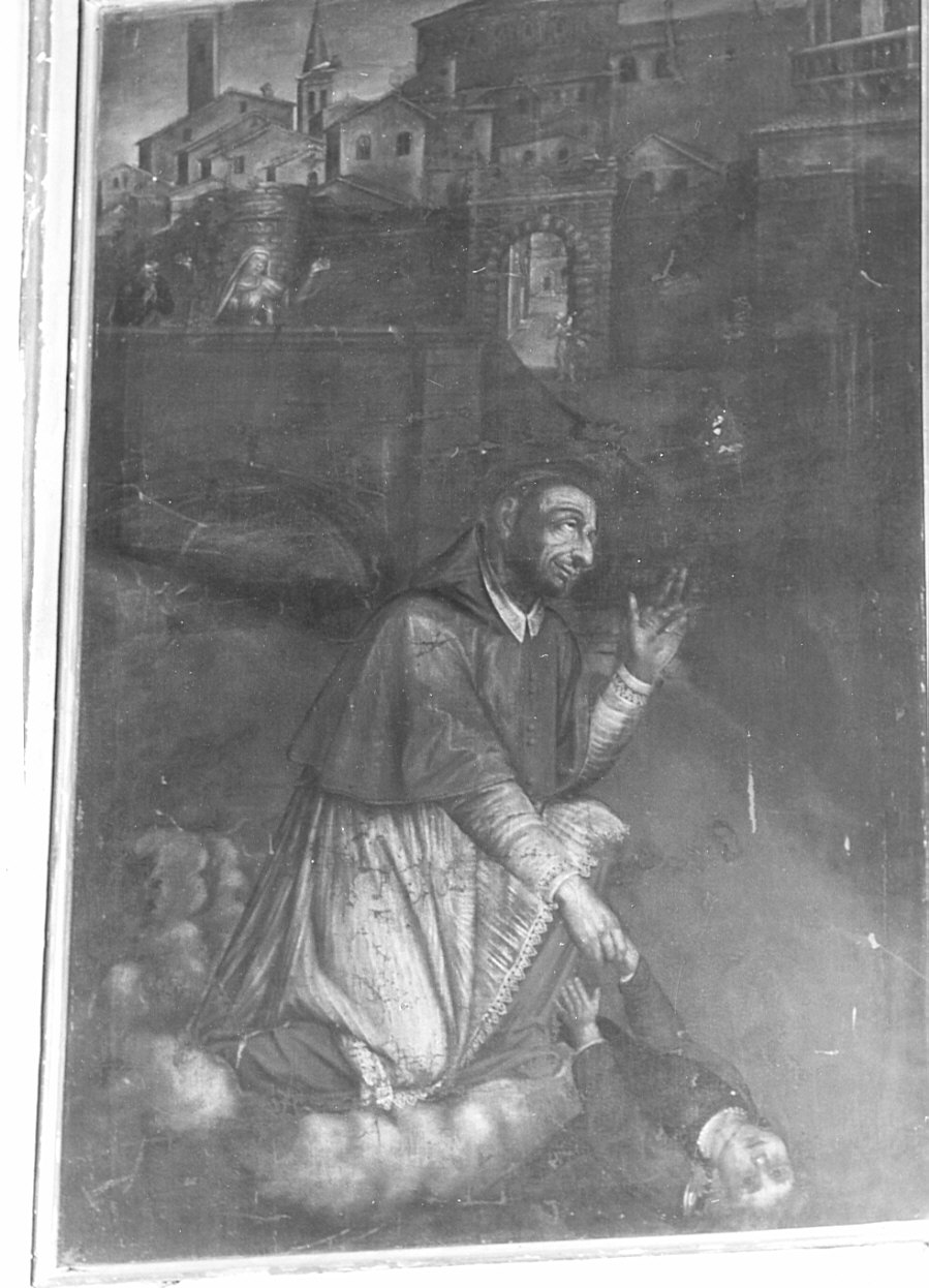 San Carlo Borromeo salva un fanciullo dall'annegamento (dipinto, opera isolata) di Salmeggia Enea detto Talpino (prima metà sec. XVII)