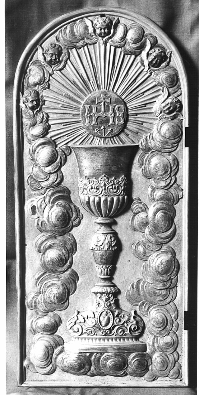 sportello di tabernacolo, opera isolata - bottega bergamasca (sec. XIX)