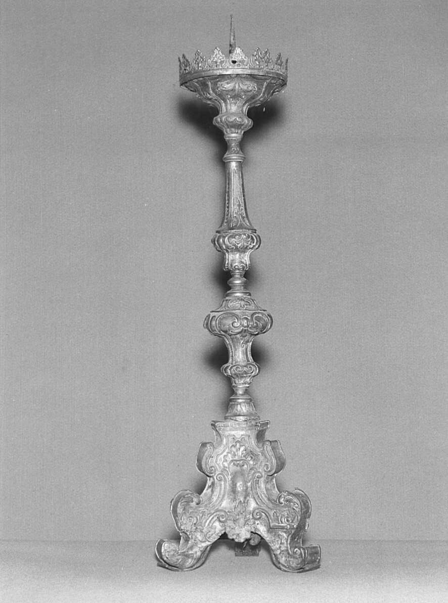 candelabro, coppia - bottega lombarda (sec. XVIII)