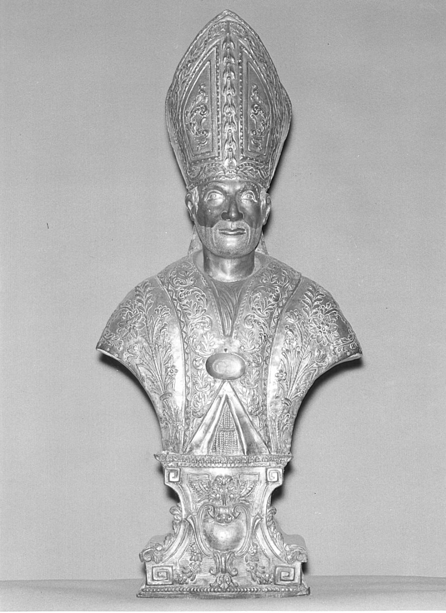 reliquiario - a busto, opera isolata - bottega lombarda (fine sec. XVIII)