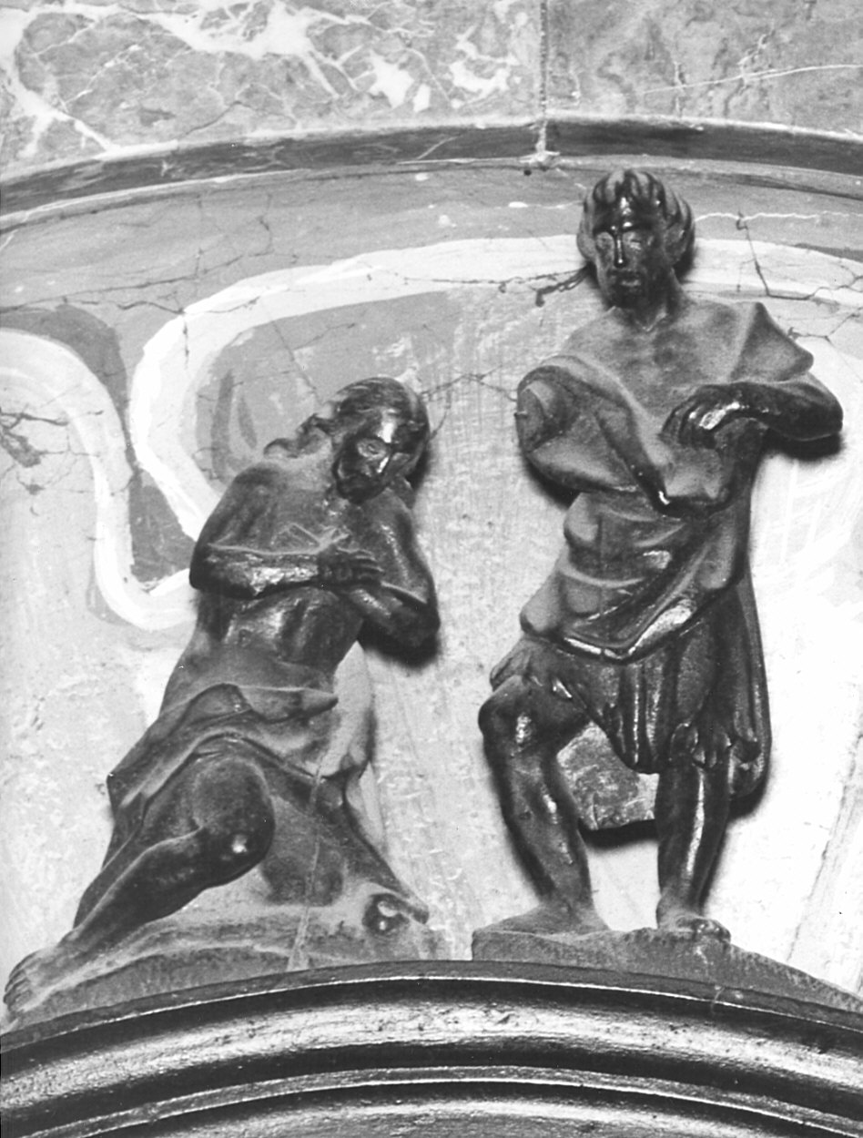 coperchio del fonte battesimale, opera isolata - bottega bergamasca (sec. XVIII)