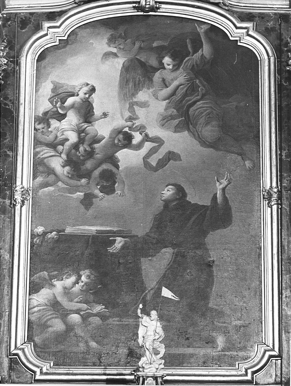Sant'Antonio da Padova (pala d'altare, opera isolata) di Carpinoni Marziale (fine/inizio secc. XVII/ XVIII)