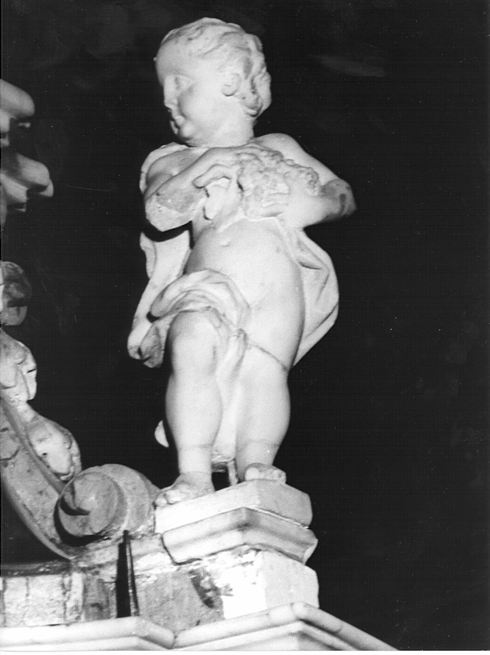 angioletto (statua, opera isolata) - bottega bergamasca (sec. XVIII)