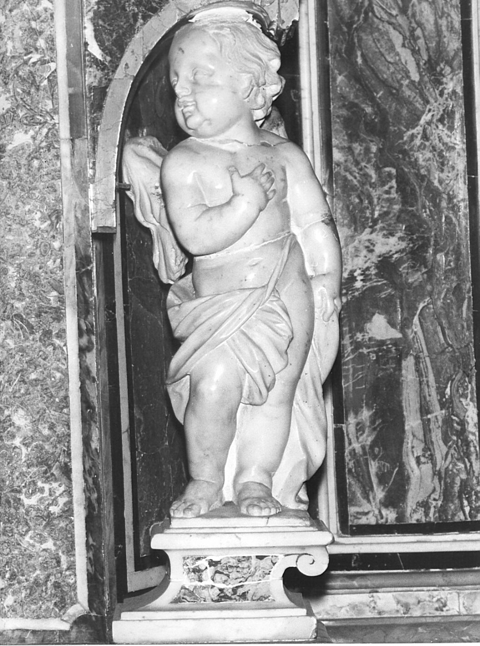 angioletto (statua, opera isolata) - bottega bergamasca (sec. XVIII)