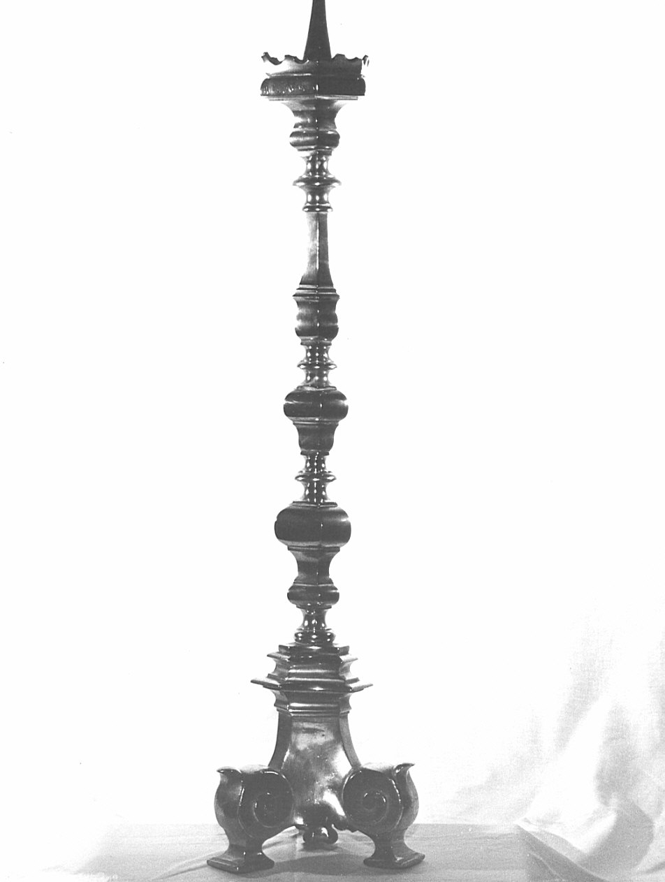 candeliere, serie - bottega lombarda (sec. XVIII)