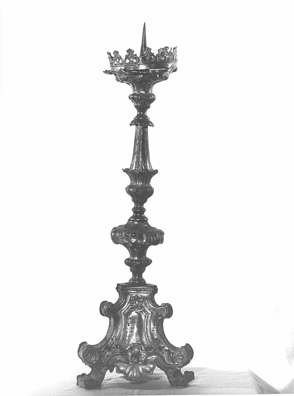 candeliere, serie - bottega lombarda (prima metà sec. XVIII)