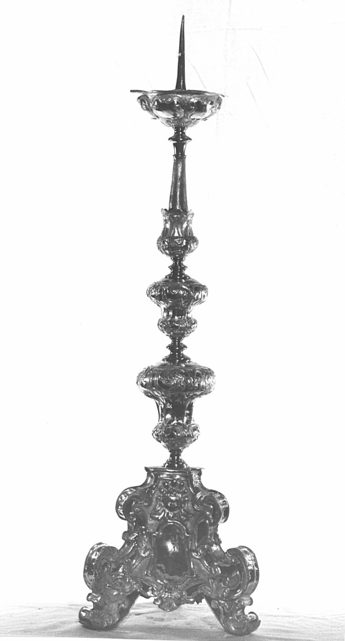 candeliere, serie - bottega lombarda (prima metà sec. XVIII)