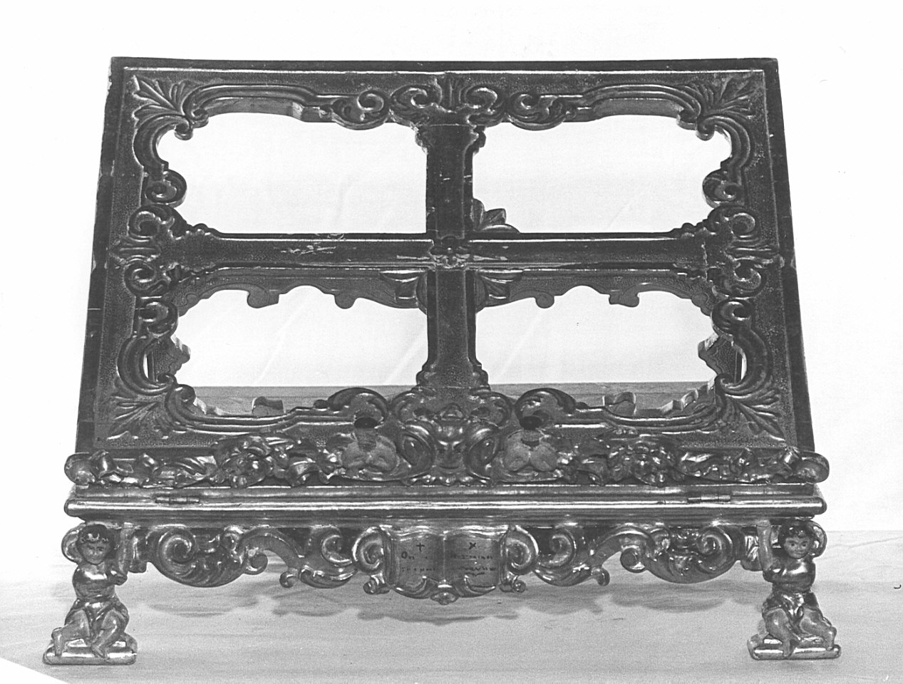 leggio d'altare, opera isolata - bottega lombarda (seconda metà sec. XVII)