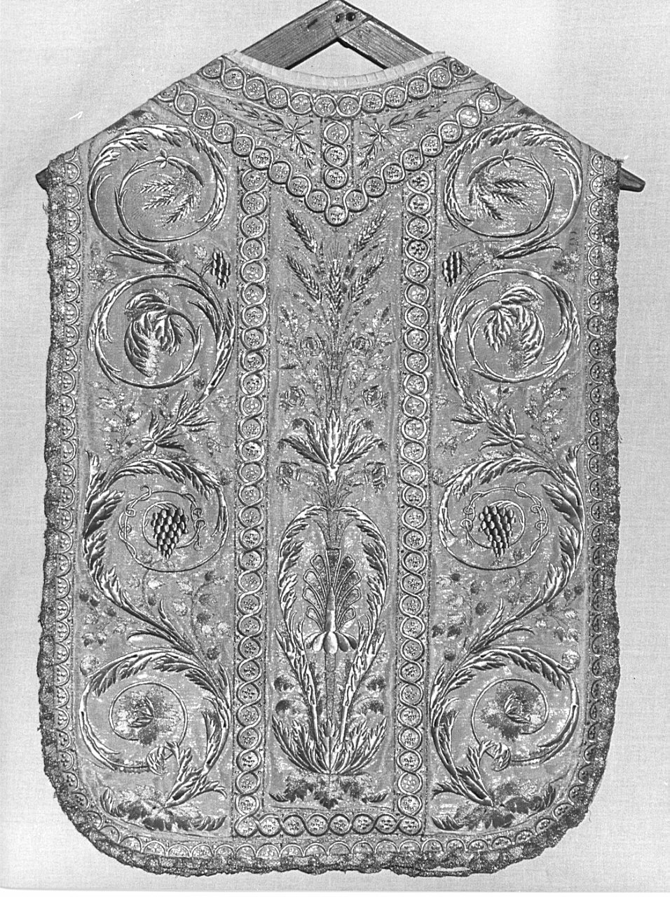 paramento liturgico, insieme - manifattura lombarda (metà sec. XIX)