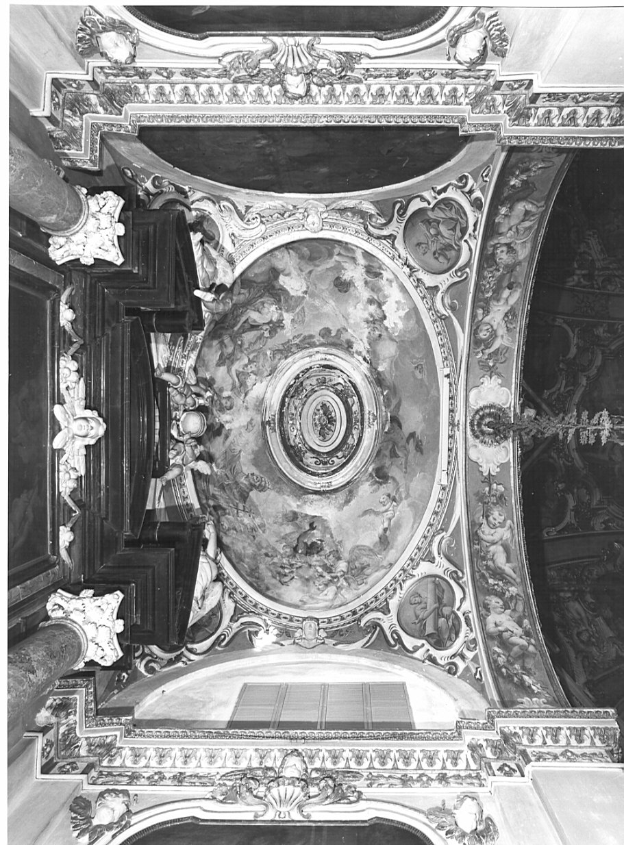 gloria di San Gregorio Magno (dipinto, complesso decorativo) di Quaglio Giulio (sec. XVIII)