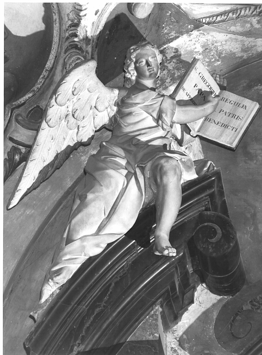 angelo con libro (statua, elemento d'insieme) di Callegari Santo detto Vecchio (sec. XVII)