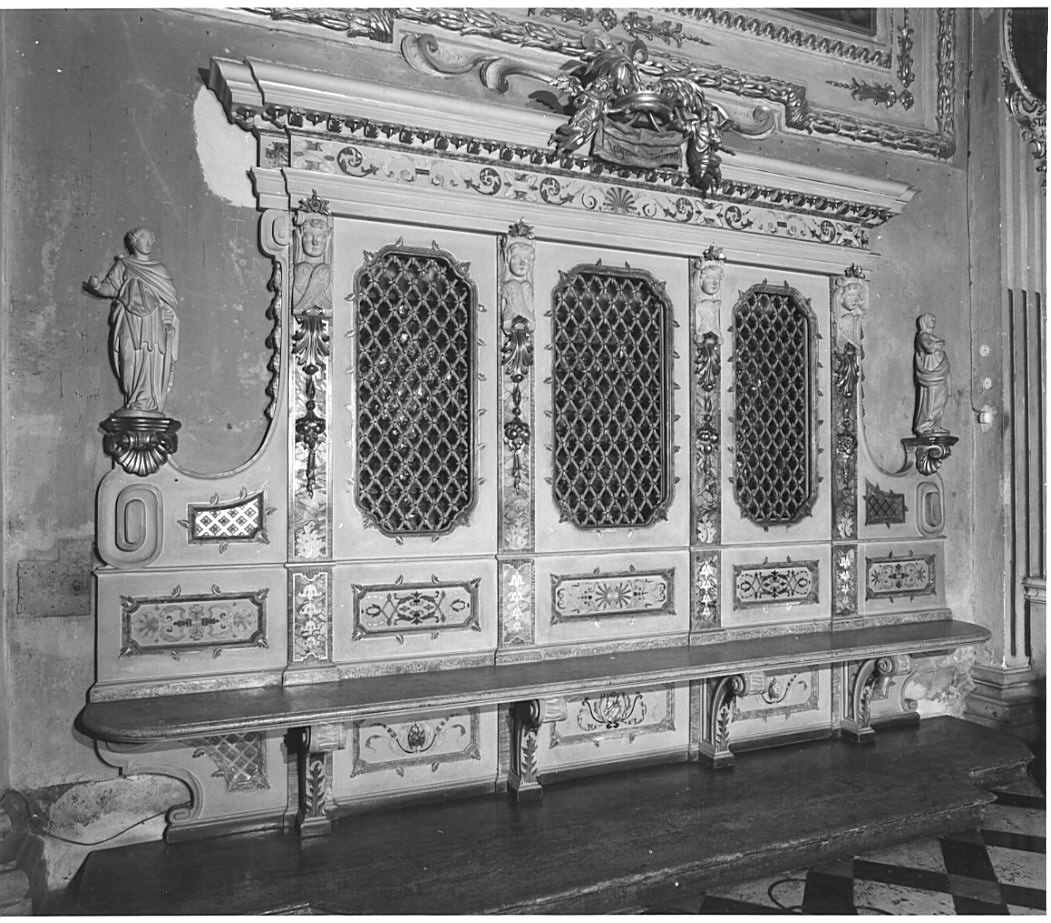 armadio per reliquiari, opera isolata - bottega bergamasca (ultimo quarto sec. XIX)