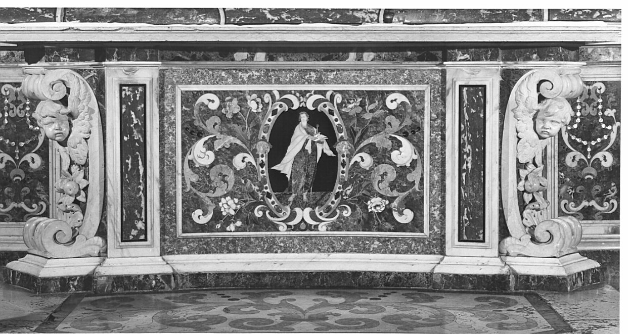 paliotto, elemento d'insieme di Corbarelli Domenico (sec. XVIII)