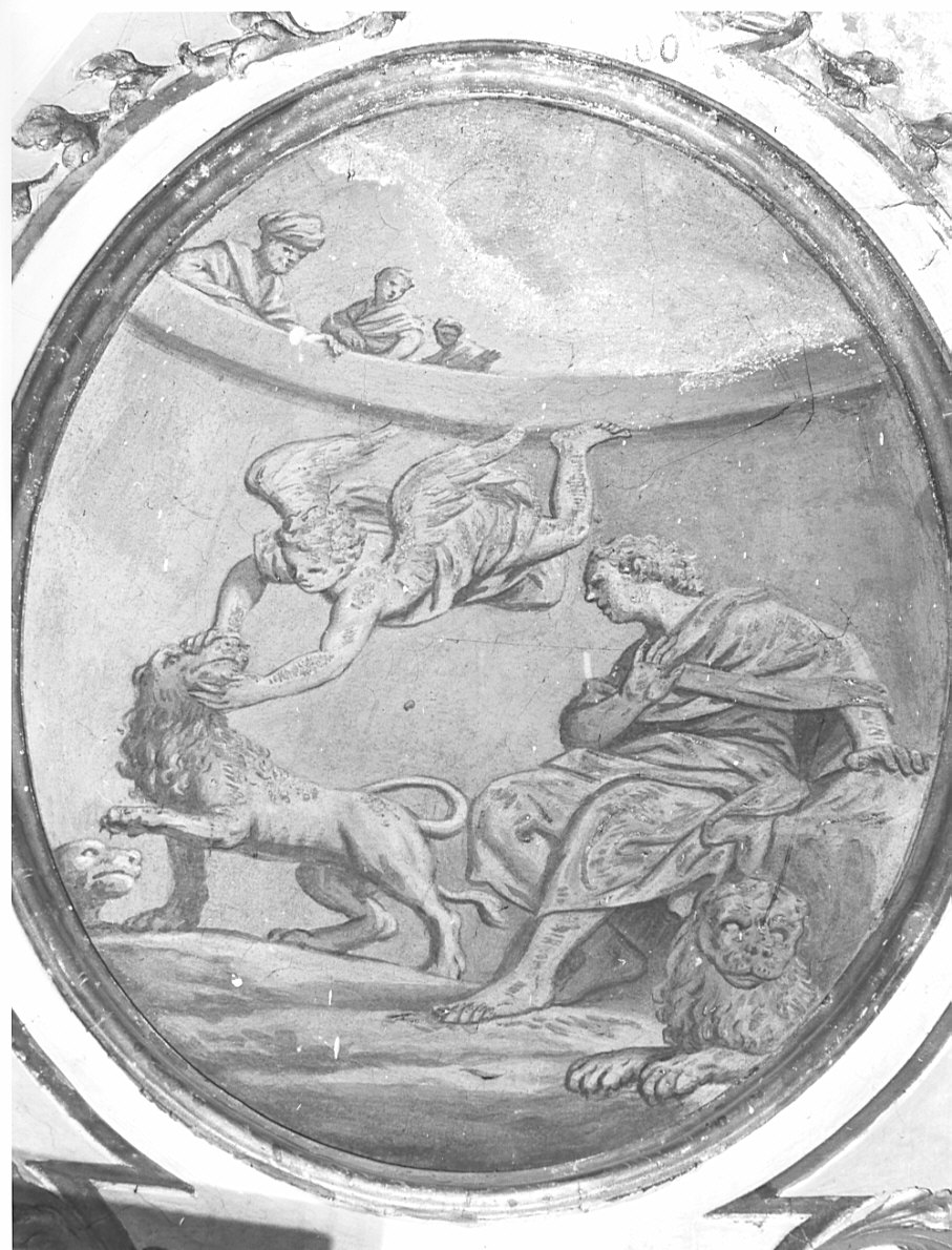 Daniele nella fossa dei leoni (dipinto, elemento d'insieme) di Quaglio Giulio (sec. XVIII)