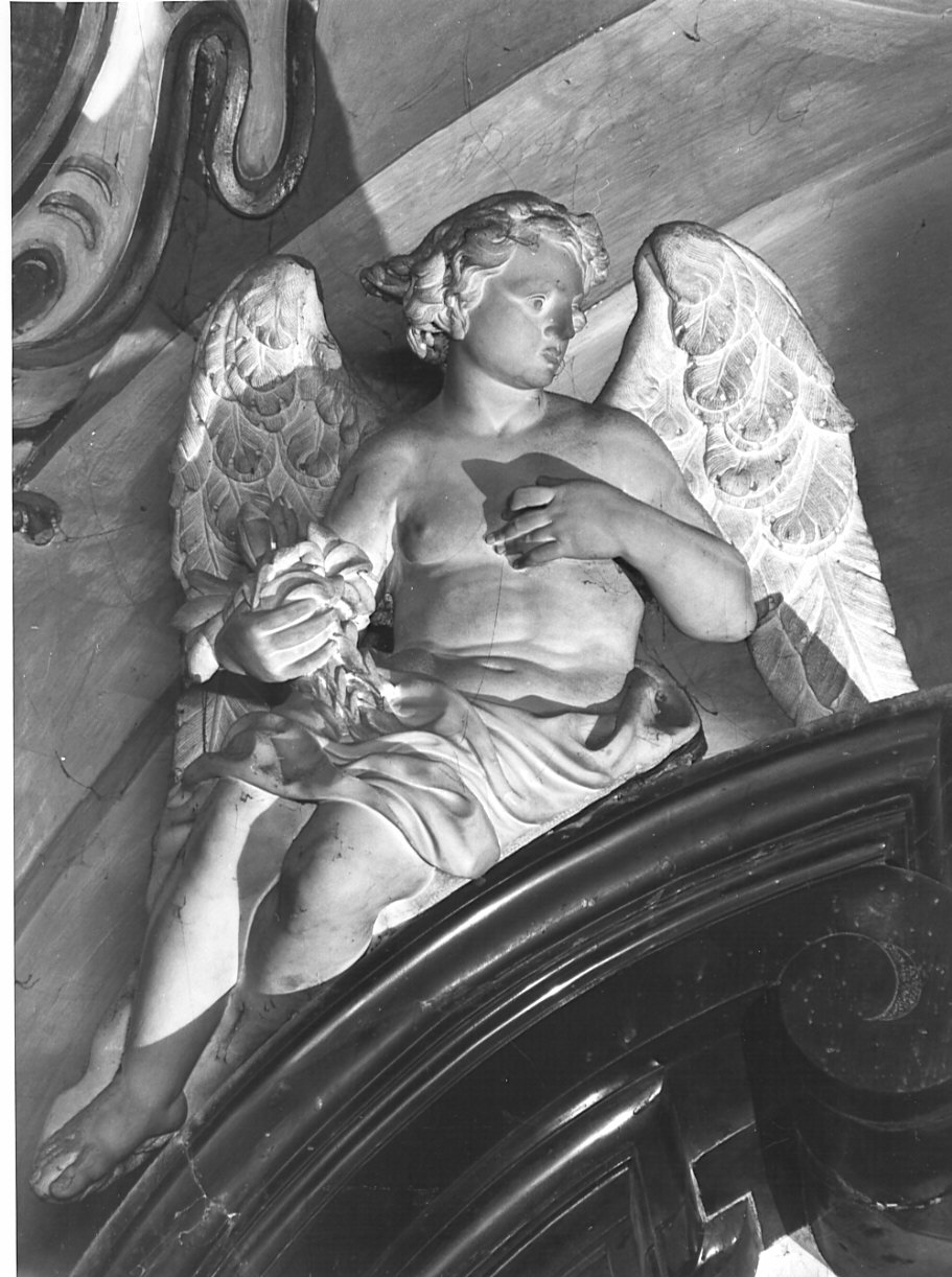 angelo (statua, elemento d'insieme) di Callegari Santo detto Vecchio (sec. XVII)
