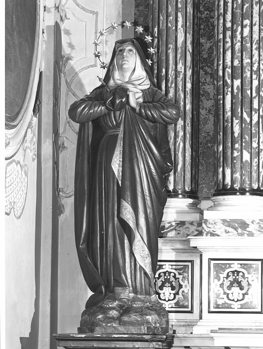 Madonna Addolorata (statua, opera isolata) - bottega Italia settentrionale (sec. XX)