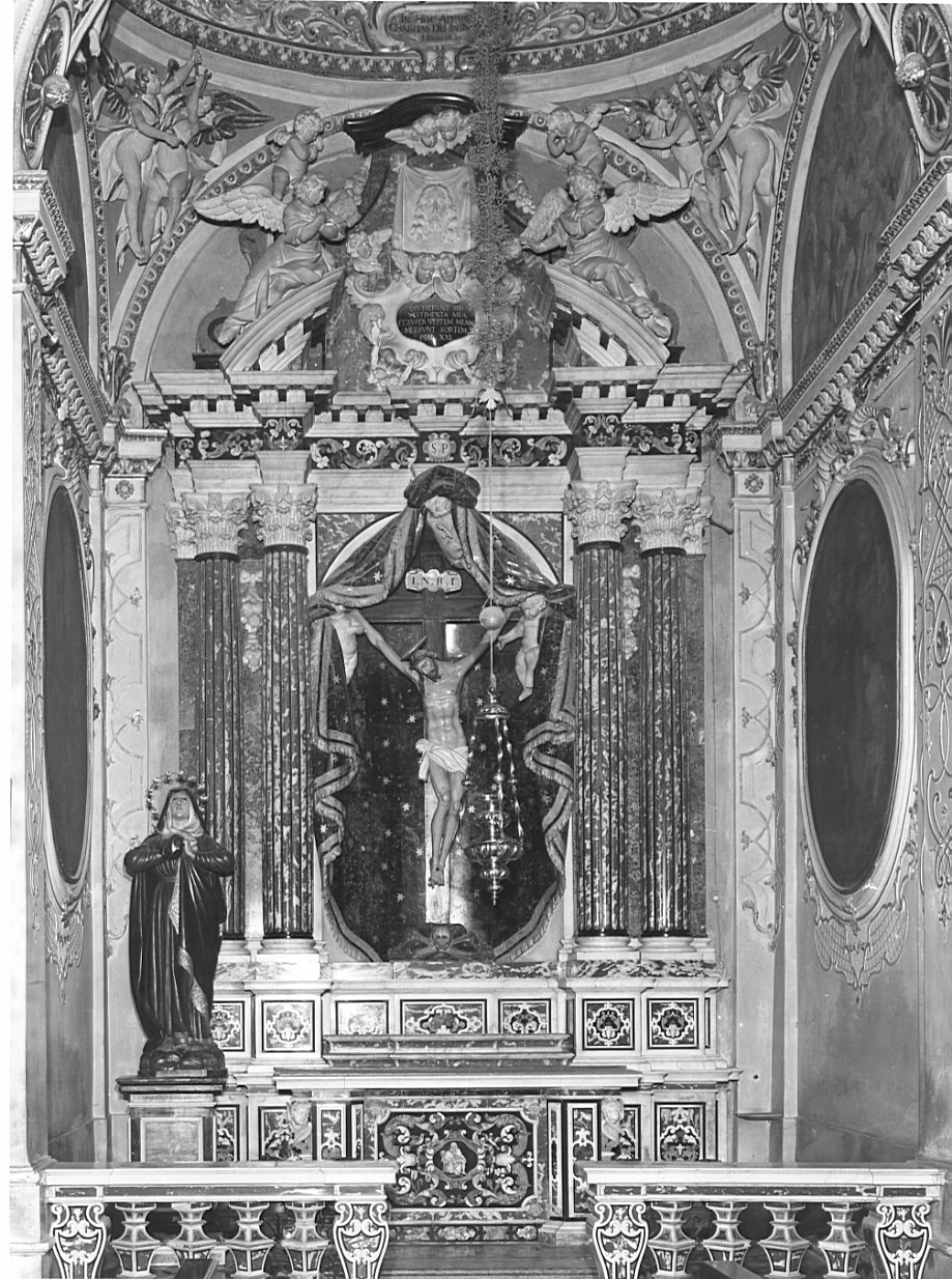altare, complesso decorativo di Corbarelli Domenico (secc. XVII/ XVIII)