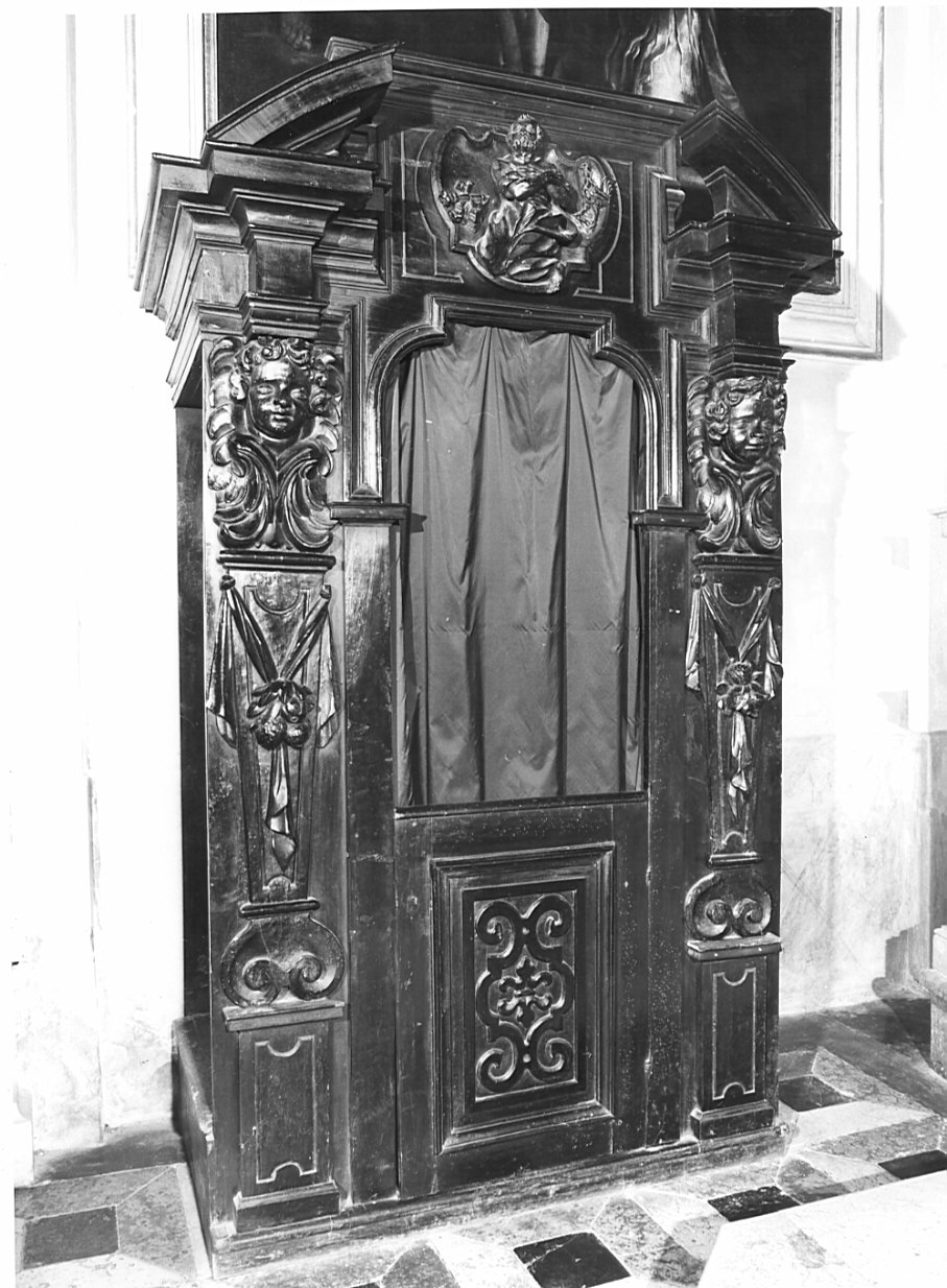 confessionale, opera isolata - bottega bergamasca (sec. XVII)