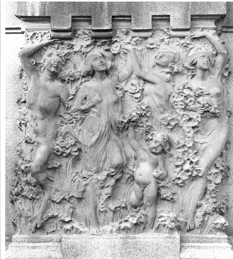 La Danza (rilievo, opera isolata) di Bernasconi Tommaso (sec. XX)