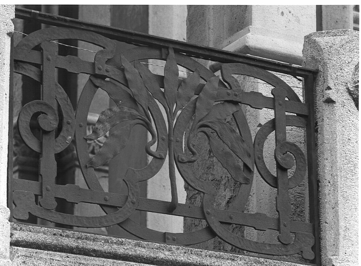 ringhiera, opera isolata - produzione milanese (sec. XX)