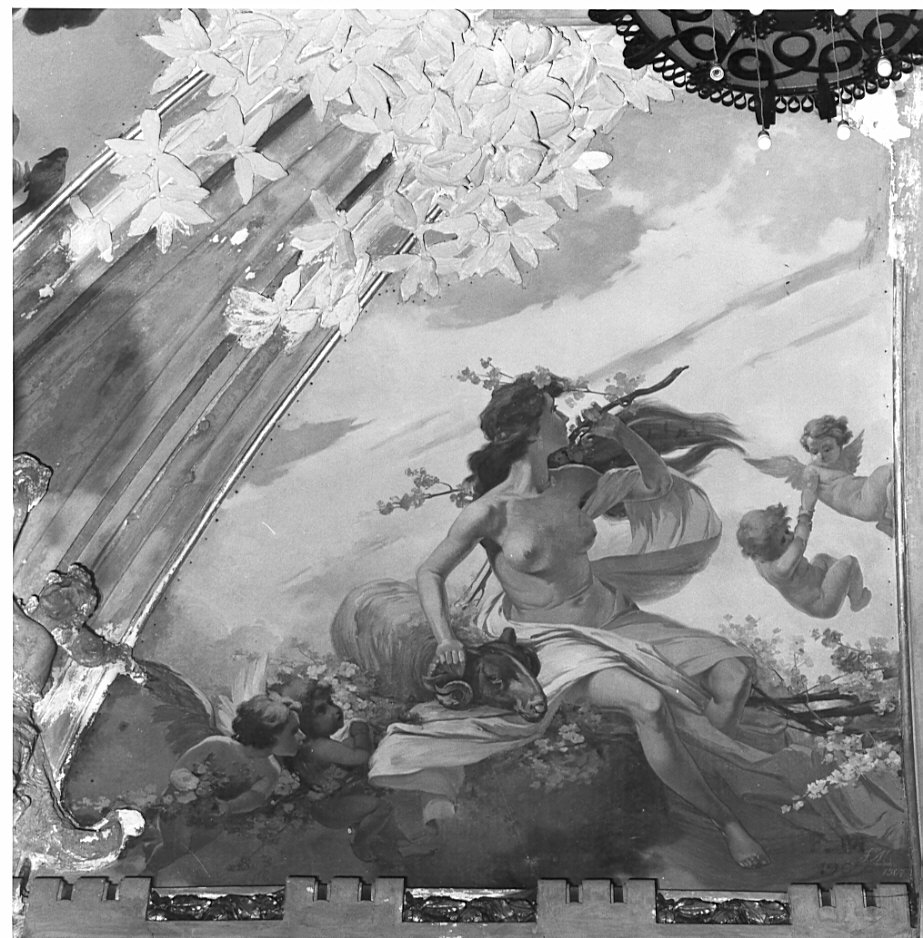 Primavera (dipinto, elemento d'insieme) di Malerba Francesco (sec. XX)