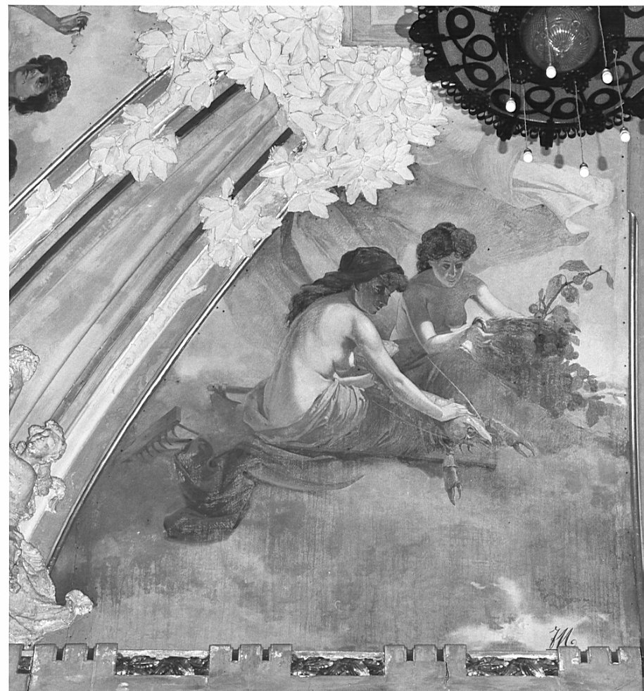 estate (dipinto, elemento d'insieme) di Malerba Francesco (sec. XX)