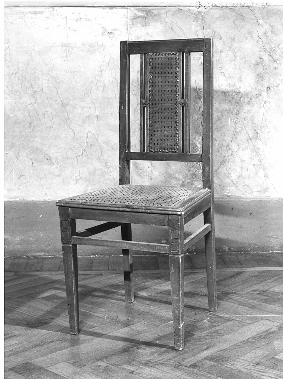sedia, opera isolata - produzione milanese (sec. XX)