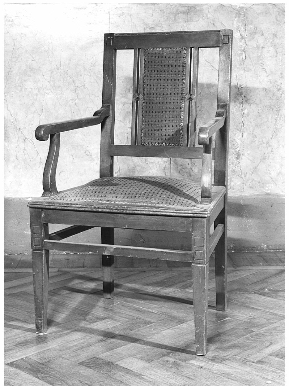 poltrona, opera isolata - produzione milanese (sec. XX)