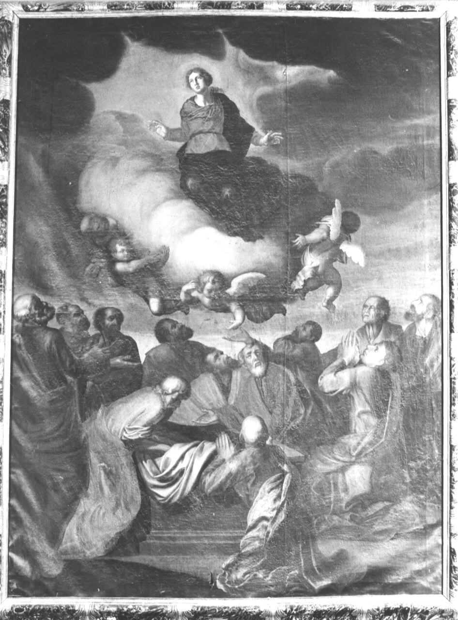 assunzione della Madonna (dipinto, opera isolata) - ambito bergamasco (prima metà sec. XVIII)