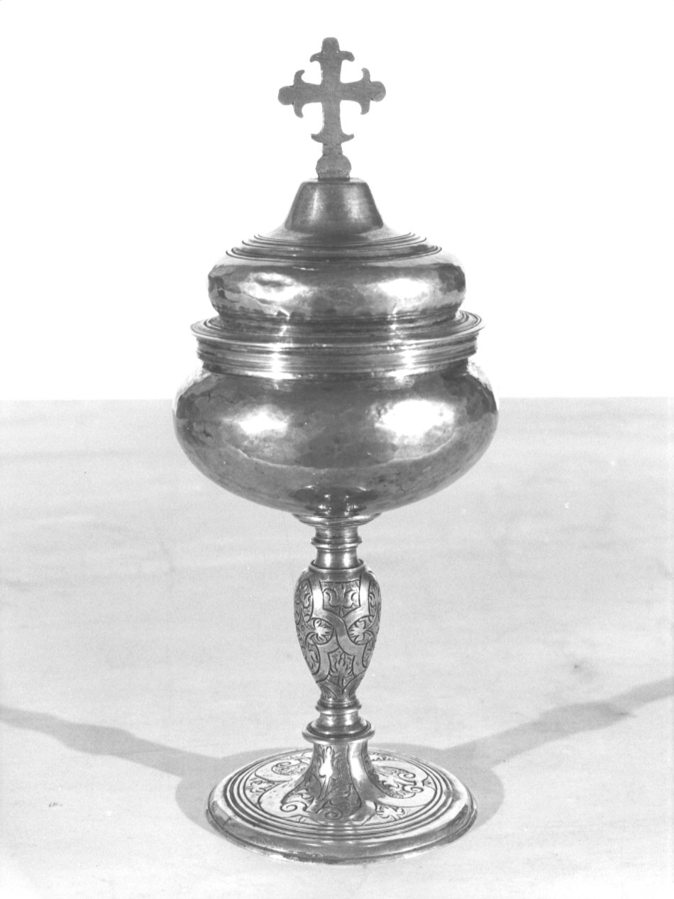 pisside, opera isolata - bottega bergamasca (fine sec. XVII)