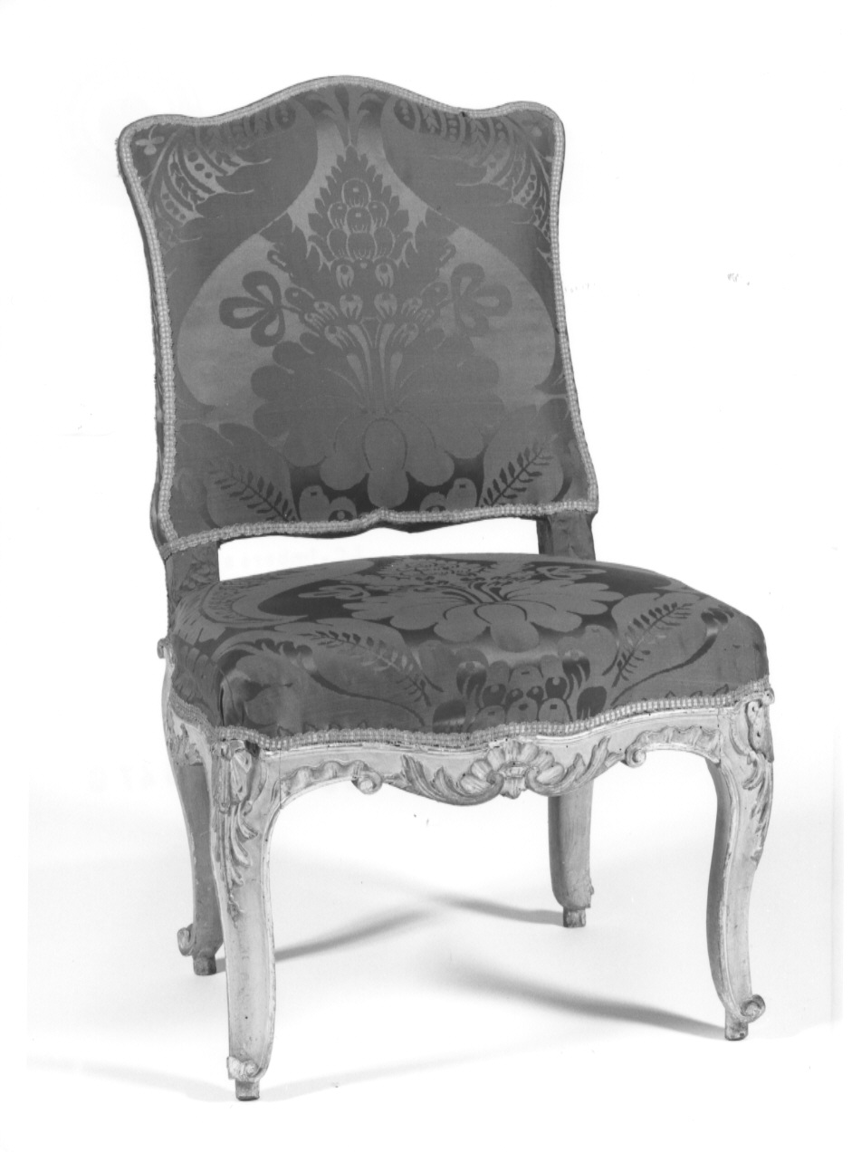 sedia, serie - ambito lombardo (secondo quarto sec. XVIII)