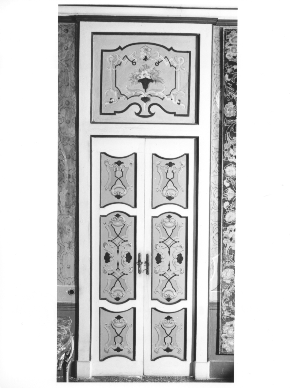 porta - a due battenti, serie di Majnoni d'Intimiano Achille (attribuito) - ambito lombardo (fine sec. XIX)