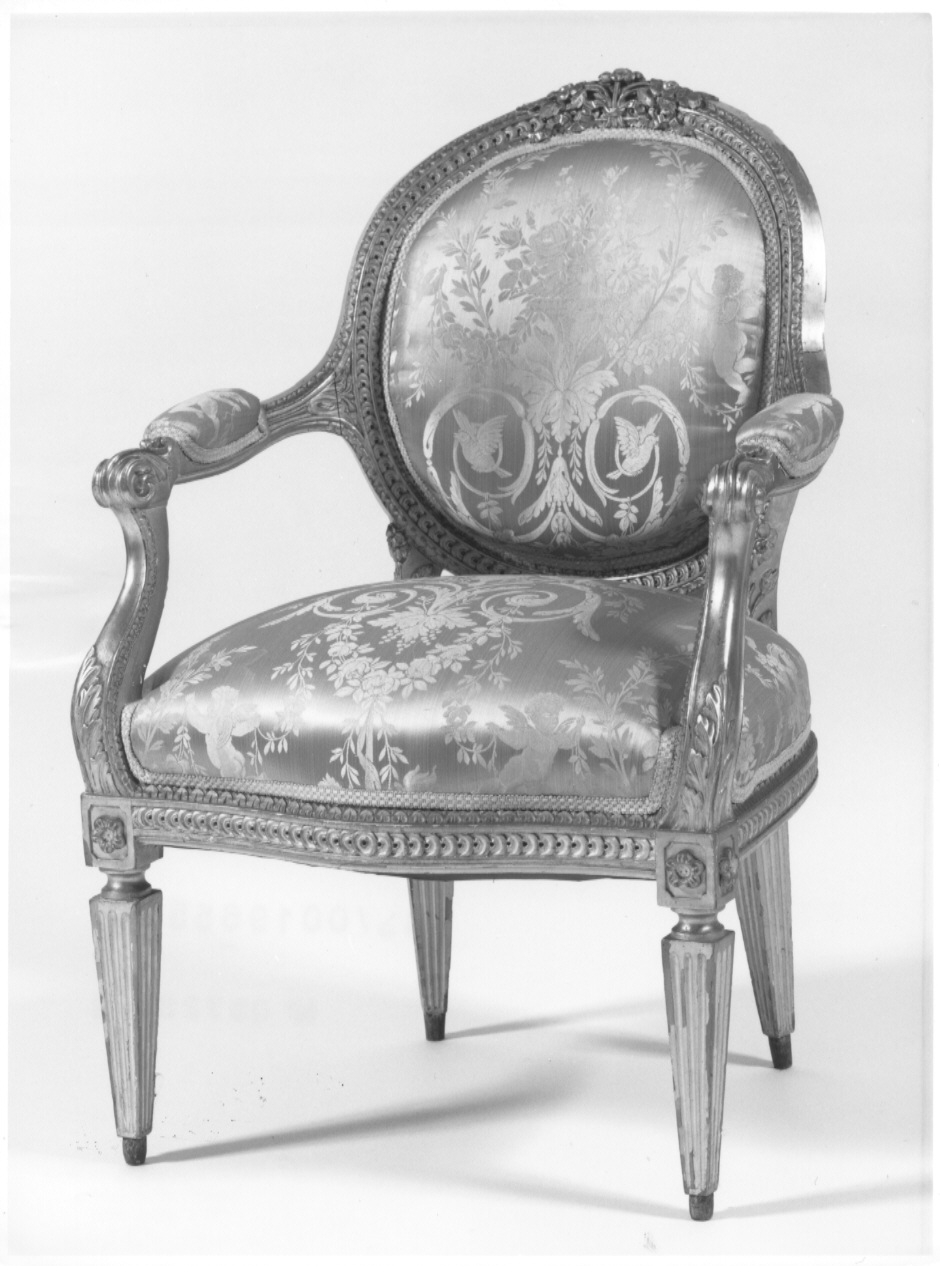 poltrona, serie - ambito lombardo (sec. XVIII)