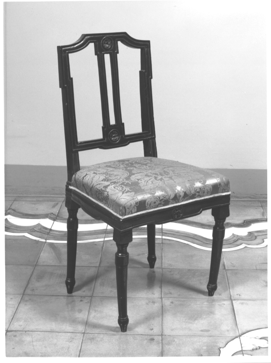 sedia, serie - ambito Italia settentrionale (seconda metà sec. XIX)