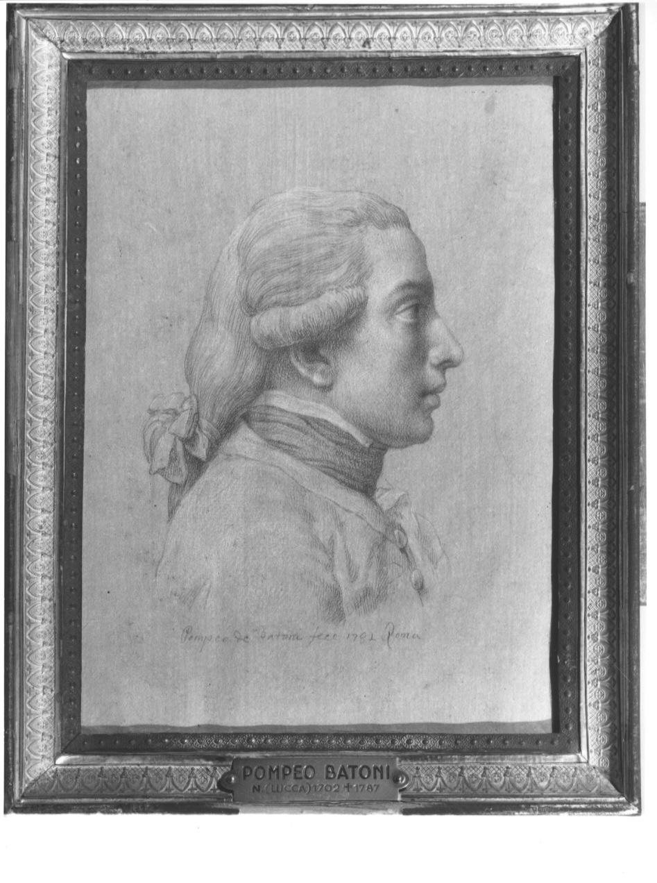 ritratto di giovane, ritratto di giovane (dipinto, opera isolata) di Batoni Pompeo Girolamo (sec. XVIII)