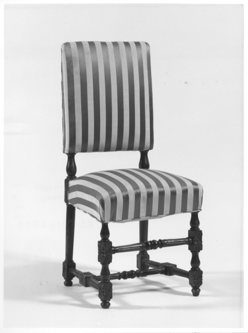 sedia, serie - ambito Italia settentrionale (seconda metà sec. XVII)