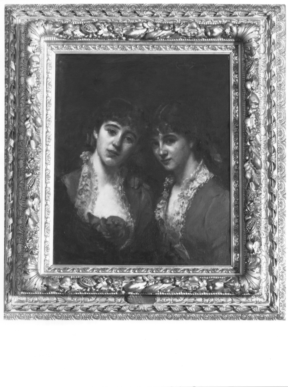 ritratto di Ines e Maria de la Gandara, ritratto di Ines e Maria de la Gandara (dipinto, opera isolata) di Carolus-Duran Emile Auguste (sec. XIX)