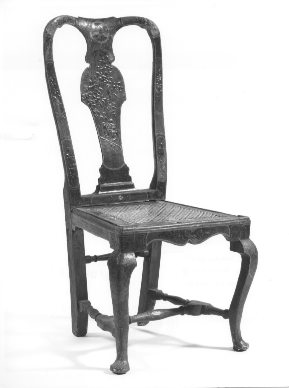 sedia, serie - ambito inglese (secondo quarto sec. XVIII)