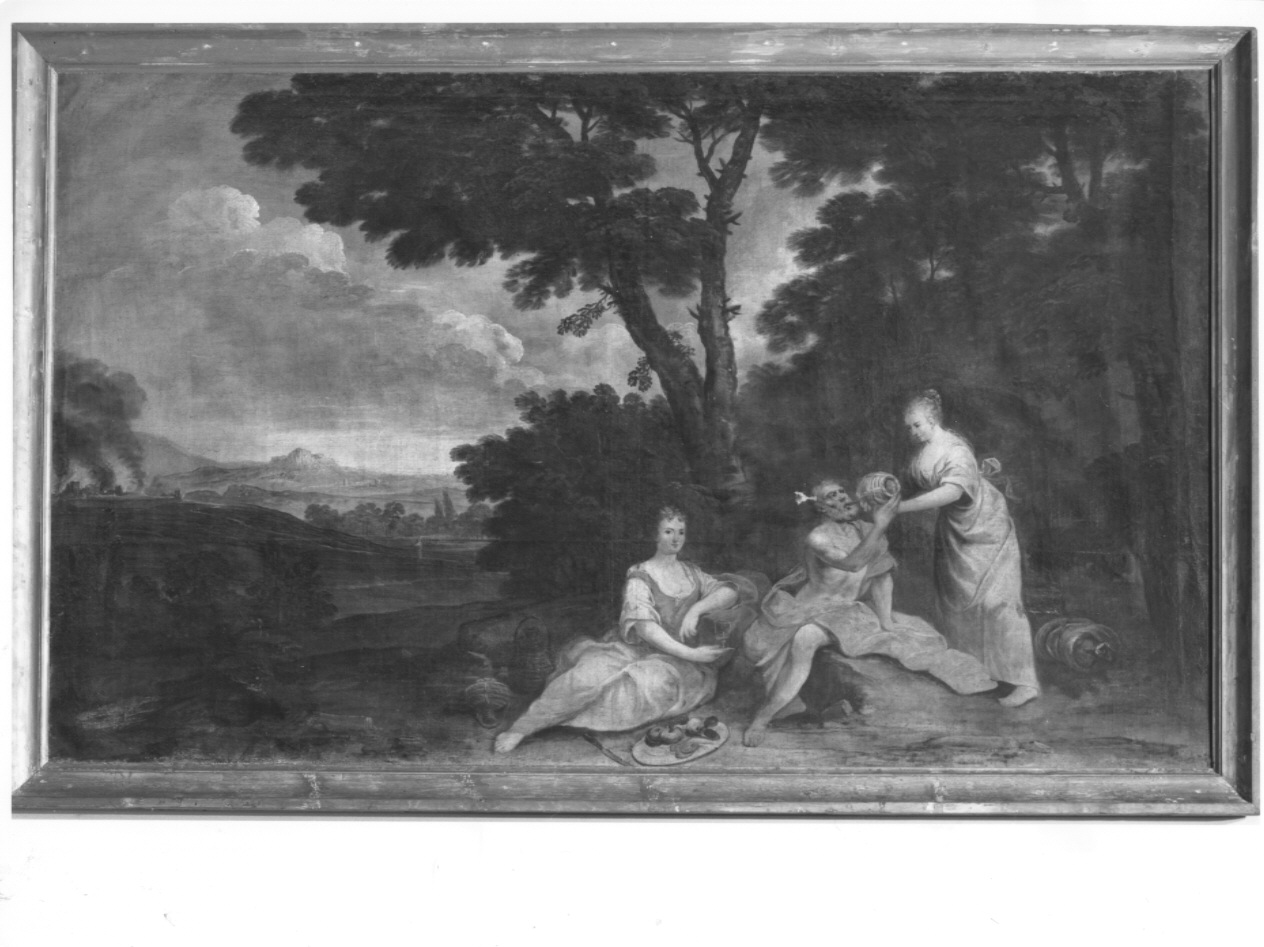 Lot e le figlie, Lot e le figlie (dipinto, opera isolata) - ambito Italia settentrionale (sec. XVIII)